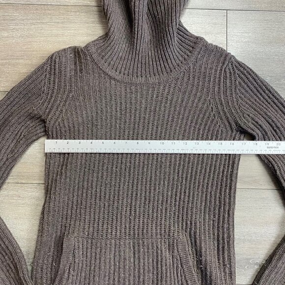ROOTS Turtleneck Sweater Sz XS Wool Blend Knitted Brown - Picture 6 of 7